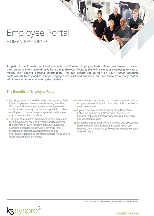 Click here to download our employee portal factsheet